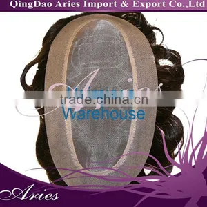 Top 5A Grade Unprocessed Virgin Brazilian Hair Toupee thumbnail-3