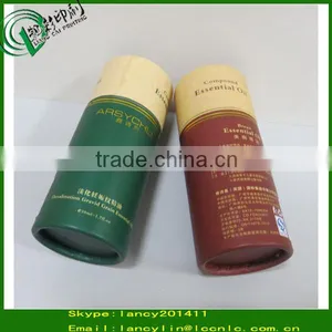Drak Red and Green Round Tube Round Fashion Round Paper Box Cosmetics Cardboard Tubes thumbnail-1