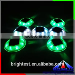 Blue Color PC Housing Epistar LED 360 Reflective Cat Eyes Plastic Solar Road Stud 8 LED thumbnail-6
