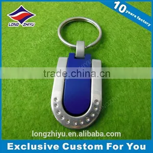 Hot Selling Pom Pom Keychain Rhinestone Keychain Gifts thumbnail-1