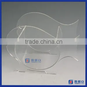 Manufacturer Supplier Fish Shaped Acrylic Fish Tank / Plexiglass Aquarium Stand / Pmma Fish Bowl Stands thumbnail-4