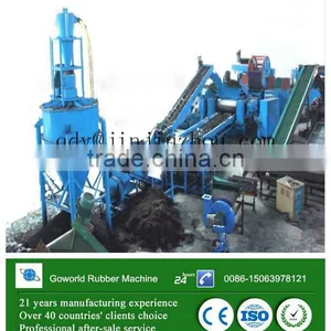 Tire Fiber Separator Machine / Waste Tyre Recycling Machine thumbnail-2