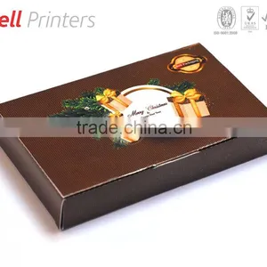 Indian Sweet Box Decorative Gloss Finished Gold Stamped thumbnail-1