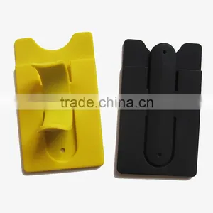Customized OEM Eco-friendly 3M Silicone Smart Wallet With Stand thumbnail-2