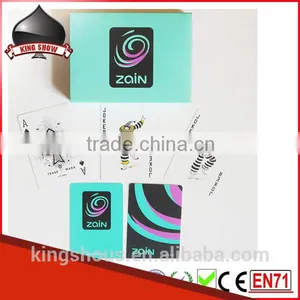 High End Poker Poker Cards Plastic With Custom Logo thumbnail-2