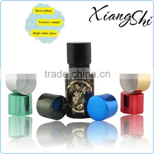 Shiny Gold Logo Essential Oil Bottle With Color Caps thumbnail-1