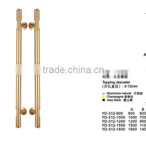 Russia Cheap Wholesale Aluminum Pull Handle Glass Door for Push Pull Supplier thumbnail-1