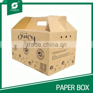 BOX WITH HANDLE CARDBOARD CORRUGATED 3-5 LAYERS thumbnail-2
