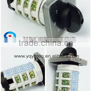 Rotary Switch YMZ12-20/4 Changeover Cam Combination Switch 4 Poles 8 Positions 14 Terminals 20A Ui 690V Sliver Point Contacts thumbnail-5