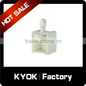 KYOK Wholesale Aluminum Ivory White Curtain Rail, Fixed Durable Curtain Track, Plastic Curtain Rail Caps and Runners thumbnail-4