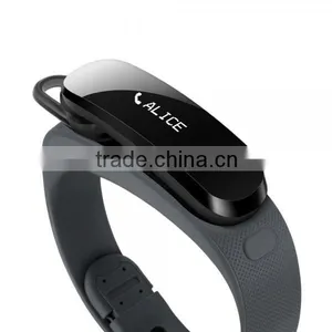 HUAWEI TalkBand B1 Bluetooth Smart Bracelet Fitness Wristband Wearable Health Sports Compatible Mobile Phone Device(Grey) thumbnail-5