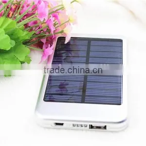 Aluminium Material Solar Charger With 4 LED Indicator, Colorful Mobile Solar Charger, Company Promotion Gift Solar Power Bank thumbnail-4