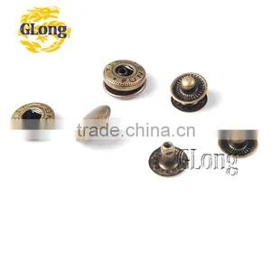 Metal Press Studs Sewing Button Snap Fasteners Sewing Leather Craft Clothes Bags #GZ153-12 thumbnail-3