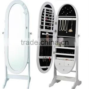 Jewelry Mirror Cabinet, Storage Furniture, Bedroom Cabinet thumbnail-1