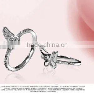 2016 Women's Fashion Brass Ring With Shiny CZ Jewelry thumbnail-6