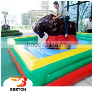 Indoor Amusement Ride Game Machine Mechanical Bull Riding for Kids Mall thumbnail-1