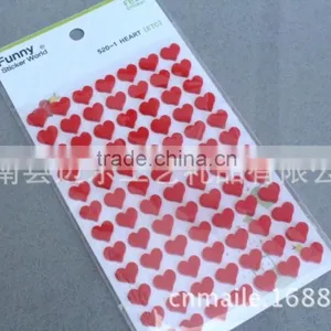 2016 Korea Funny Felt Sticker,loving Heart Felt Sticker for Promotional Gift thumbnail-2