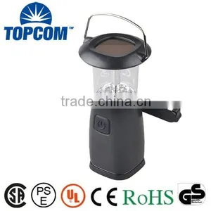Popular Rechargeable 6 LED Solar Power Hand Cranking Dynamo Lantern thumbnail-1