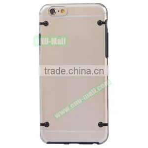 Factory Price OEM Luminous Frame Transparent Case for IPhone 6, Back Cover Case for IPhone 6s thumbnail-2