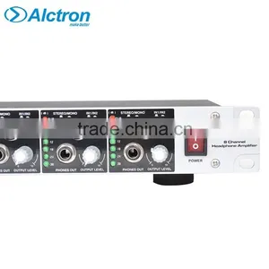 Alctron HP800 Professional 8 Channel Multifunctional Headphone Preamplifier, Headphone Amplifier,Pro Headphone Amplifier thumbnail-4