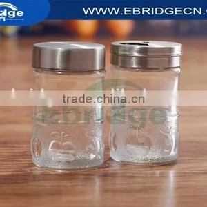 Modern Design Salt and Pepper Shakers, Spice Glass Jar Wholesale thumbnail-2