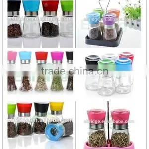 Glass Spice Bottle Grinder/ Pepper and Salt Mill Quality Choice thumbnail-5