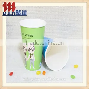 Paper Cup Ecofriendly Hot Coffee Cup Wholesale Customer Logo Printed Disposable Cup With Lid thumbnail-1