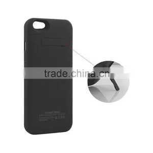 Wholesale Stand Protective External Backup Battery Case for IPhone 6 With Kickstand , Portable Power Bank Case for IPhone 6 thumbnail-4