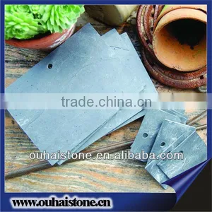 Superb Quality Natural Black Stone Flower Label Slate Plant Marker thumbnail-4