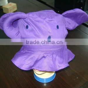 High Quality Fashionable Embroidered Animated Elephant Bucket Hat thumbnail-1