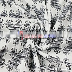 China Factory 100% Cotton Fabric Polyester Yarn Unique Geometric Design Lace Fabric For Window Curtain/Sofa Fabric thumbnail-3