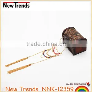 Factory Sale Jewelry Set, Crystal Chain Tassel Necklace Earring Jewelry Set 2016 thumbnail-6
