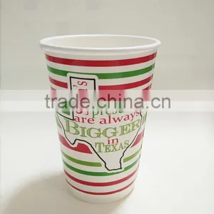 Wholesale Single Wall Logo Print Disposable Paper Cup for Coffee/milk thumbnail-1