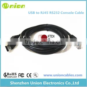 USB to Serial RJ45 Console / Rollover Cable thumbnail-1