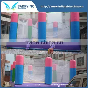 High Quality PVC 0.55MM Custom Comemercial Indoor Cheap Small Inflatable Bouncer for Sale thumbnail-1