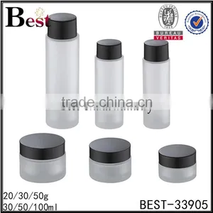 Wholesale Manufacturer Frosted Glass Jar With Tap Empty Glass Jar thumbnail-5