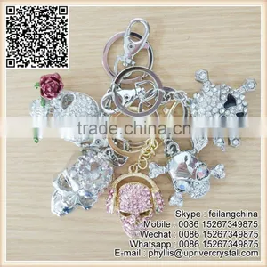 Cheap Sell Latest Design Different Style Skull Keychain thumbnail-1