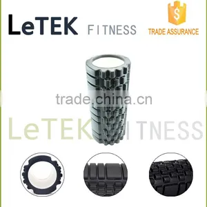 Hollow EVA Foam Pilates Yoga Roller Grid Fitness Exercise Physio Gym Back Massage Tool thumbnail-3