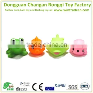 Soft Rubber Squirter Custom Bath Toy/squeaky Bath Toy Set thumbnail-2