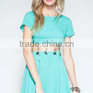 Ladies Fashion Casual Dress thumbnail-1