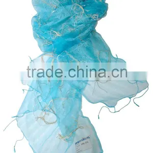 Organza Silk Shawls and Stoles thumbnail-1