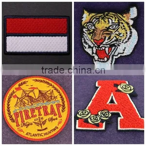 Wholesale Cheap Fashion Woven Embroidered Patches And Badges Custom Embroidery Patch thumbnail-3
