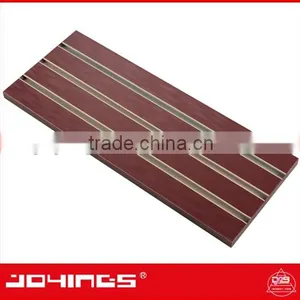MDF Slatwall Melamine Panel With Aluminum Extrusion Inserts thumbnail-3