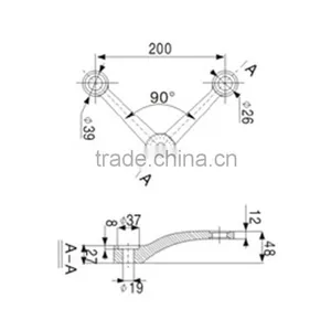 Top Class Lowest Price Glass Spider Clamp Connection Glasses thumbnail-3