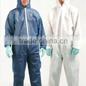 Personalized Logo Waterproof Disposable PP Coverall thumbnail-1