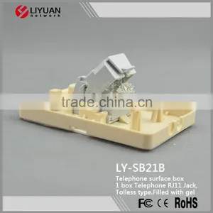 LY-SB21B Telephone Surface Mount Box Filled With Gel thumbnail-1