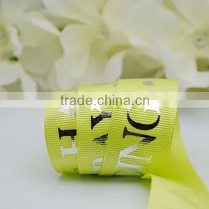 Gold/silver Foiled Printed Grosgrain Ribbon Hot Stamping Grosgrain Ribbon Ribbon thumbnail-2