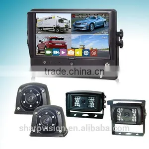 9 Inch Color Quad System for Bus thumbnail-1