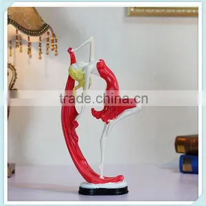 Polyresin Dancing Girl Figurine Dance Sculpture Modern for Home Decoration thumbnail-5