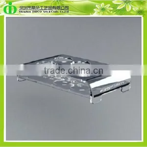 DDW-S020 Chinese Factory Directly Sells Desktop Clear Acrylic Wine Display Holder thumbnail-1
